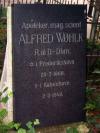 Alfred Wøhlk gravsten